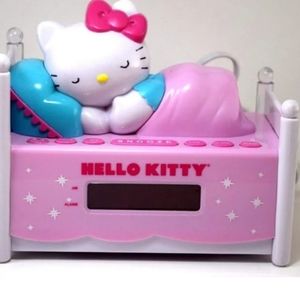 Hello Kitty Radio Alarm Clock with night light.